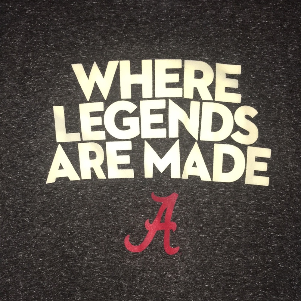 Alabama “where legends are made” tee